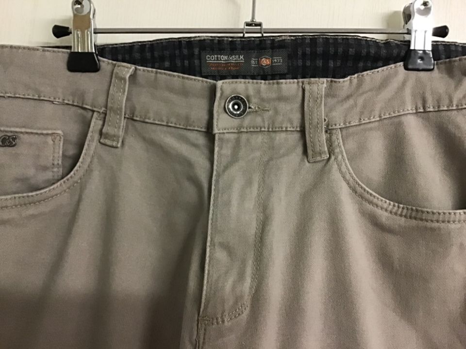 schöne neuwertige Herren-Hose von Cotton&Silk / Gr. 48 in Kempten