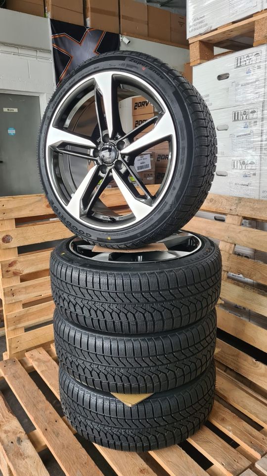 18 Zoll 2DRV DS1 Wheelworld 5x112 Felgen Grau Poliert 225/40 Allwetterreifen Ganzjahresreifen für VW Golf 5 6 7 8 CD Plug In Hybrid 1K 1KM AU AUV GTE GTI GTD R Facelift E-Golf Plus Sportsvan Eos Jetta in Rodgau