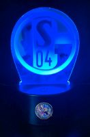 FC Schalke 04 LED-Logo | Nachtlicht | Lampe | Düsseldorf - Friedrichstadt Vorschau