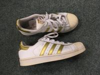 adidas Superstar Weiß Gold * EU 40 * UK 6 1/2 * US 8 * Findorff - Findorff-Bürgerweide Vorschau