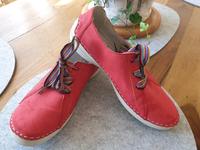 Tolle Rieker Schuhe rot 39 Frühling Leder Antistress München - Maxvorstadt Vorschau
