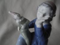 Porzellanfigur Porzellan Figur Knabe Junge blau weiß Gerold Bonn - Kessenich Vorschau