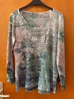 TREDY Damen Longshirt grün-grau Oberteil Top Pulli Shirt - Gr 38 Niedersachsen - Weyhe Vorschau