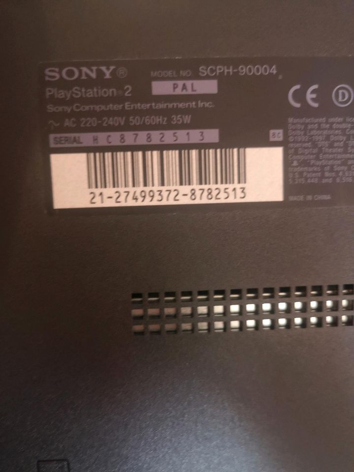 Sony Playstation 2 Konsole + 6 Spiele + Controller + alle Kabel in Heilbronn