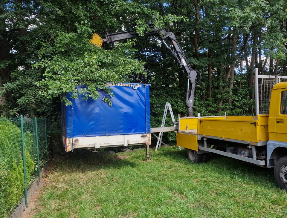 Planenaufbau, Getränkeaufbau, Unterstand, Lagerfläche MAN 7.150 in Hergenroth