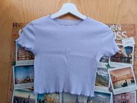 Crop T-Shirt Flieder lila von Shein, Gr. S Hessen - Gießen Vorschau