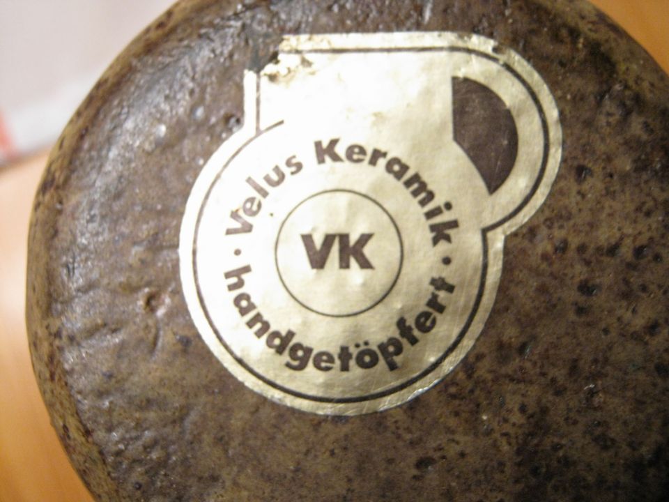 handgetöpferte, kleine Vase/Krug VK Keramik in Insheim