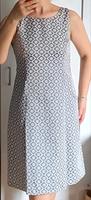 Comma Kleid Gr 36, gefuttert,  silber/weiß Düsseldorf - Garath Vorschau