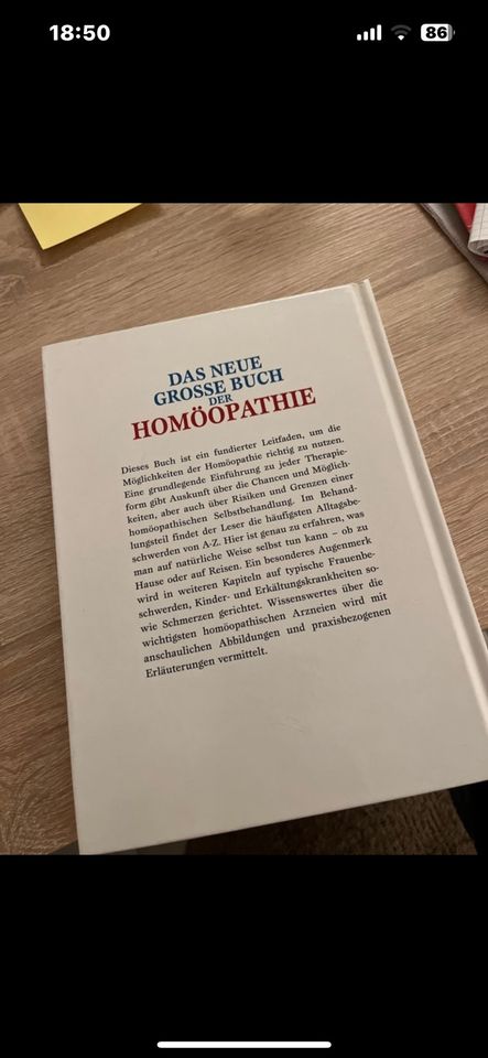 Großes Buch der Homöopathie, neu, nur durchgeblättert in Wesselburen