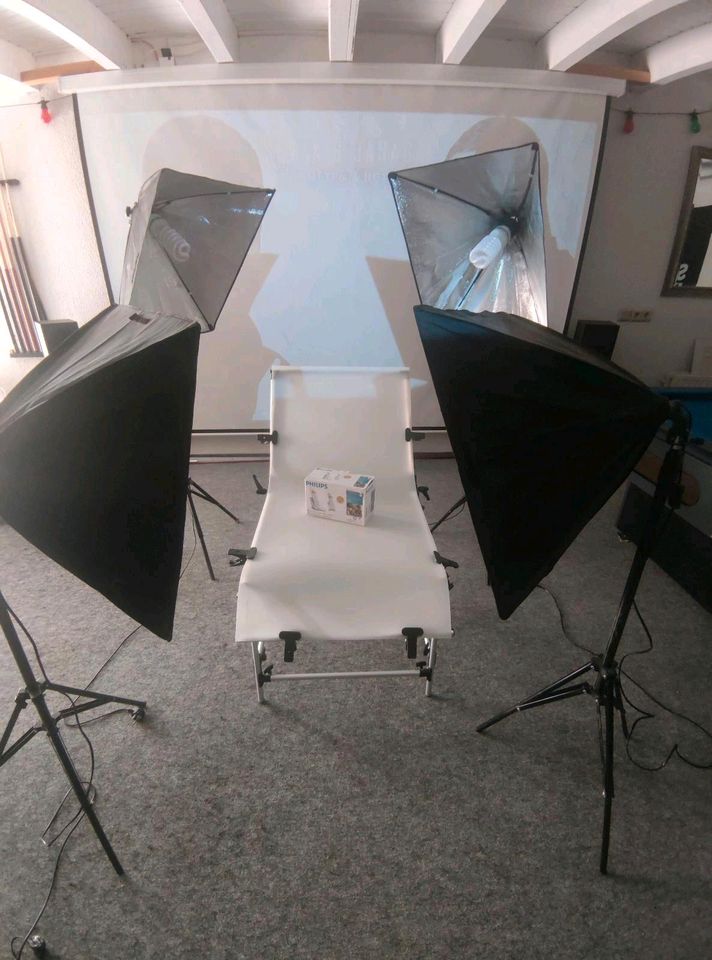 Fotostudio Artikelfotos Produktfotos Fototisch mit Studio Lampen in Gütersloh