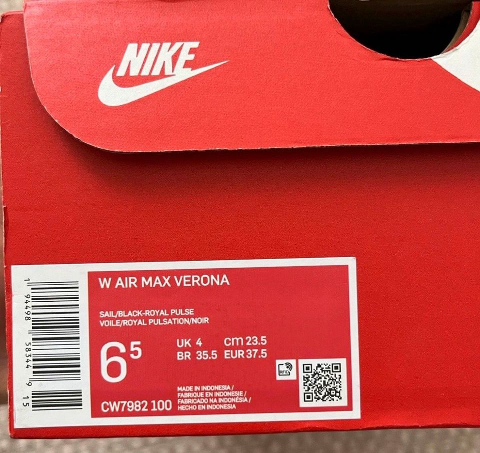 NIKE Air Max Sneaker Verona, Gr. 37,5 Damen in Hanau