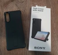 Original Sony Xperia 10 IV Style Cover schwarz Case Hülle stand Hessen - Einhausen Vorschau