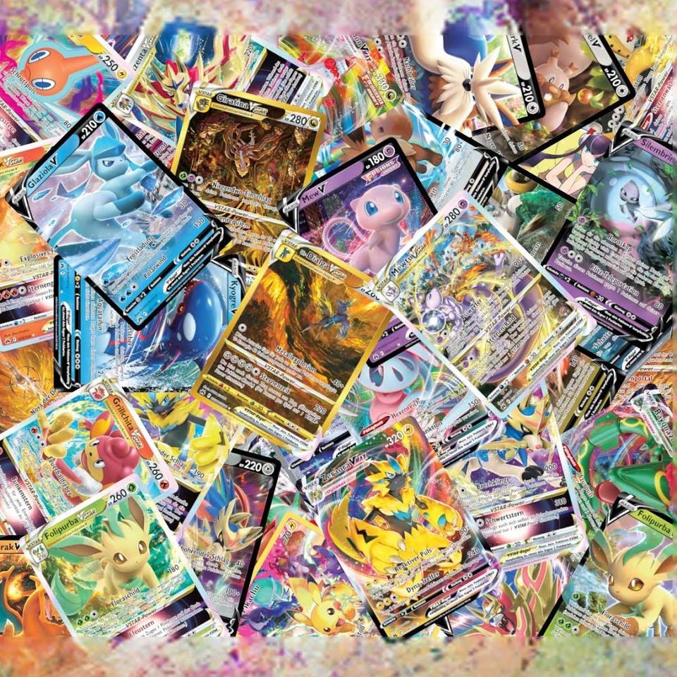 100 Pokemon Karten - Holos - V / GX / VMAX / EX / VSTAR - deutsch in Aurich