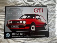 Golf GTI Metall Schild ( Sammlung ) Bayern - Lindenberg im Allgäu Vorschau