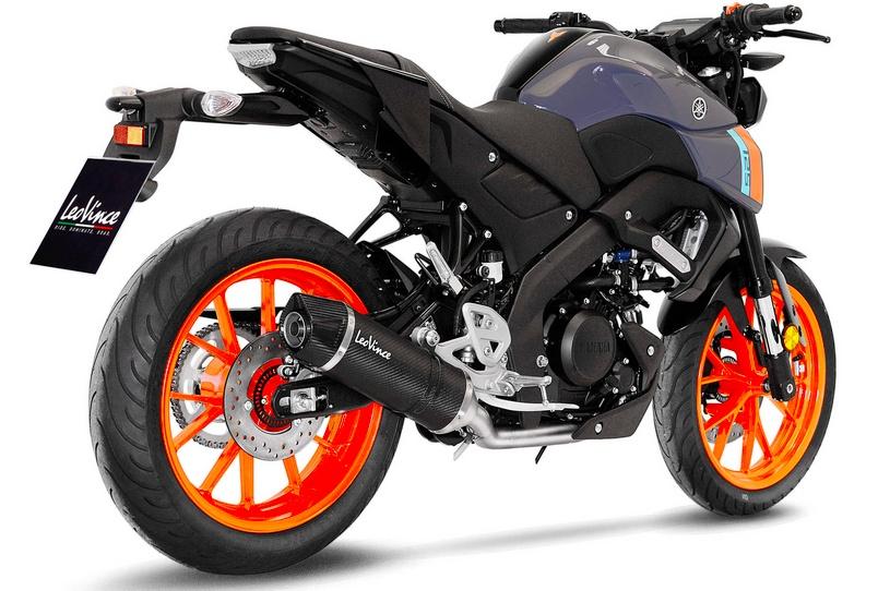 LeoVince Carbon Auspuff-Anlage,Yamaha MT125, YZF-R125(RE40), XSR in Neu Wulmstorf
