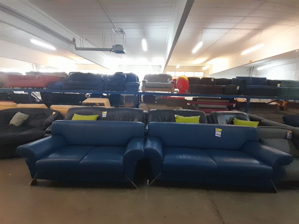 Sofa / Couch 2-teilig Leder - HH120403 in Swisttal