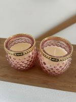 Teelichthalter aus Glas , rosa Bayern - Hilpoltstein Vorschau