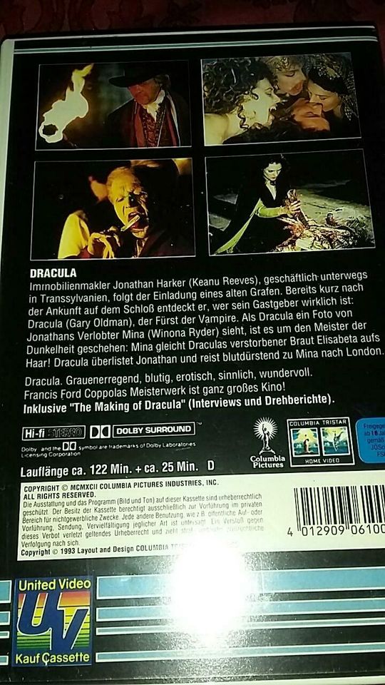 Dracula/Ab 16/VHS/Videocassette in Bremen