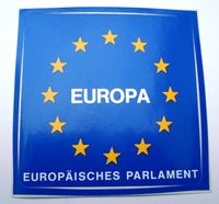 "Europa" Europäisches Parlament, Größe 10 x 10 cm, Aufkleber Hessen - Bad Schwalbach Vorschau