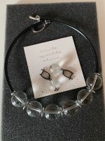 Ohrringe Choker Collier Unikat Glasperlen Hämatit Bayern - Knetzgau Vorschau