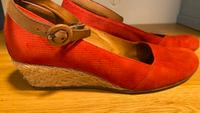 Super bequeme Keil Pumps, Paul Green, Gr. 38 (5) in rot Bayern - Kempten Vorschau
