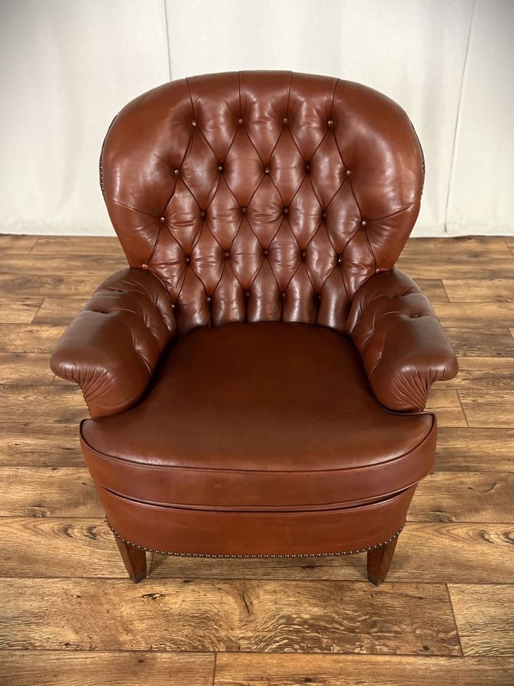 Chesterfield Ledersessel Vintage Sessel  Englisch Hannah Chair in Hüllhorst