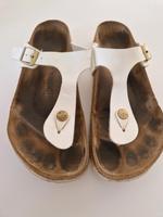 birkenstock Gizeh gr 40 weiß Lack Baden-Württemberg - Brackenheim Vorschau