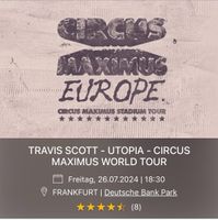 TRAVIS SCOTT - UTOPIA - CIRCUS MAXIMUS WORLD TOUR Sitzplatz Baden-Württemberg - Wolfach Vorschau