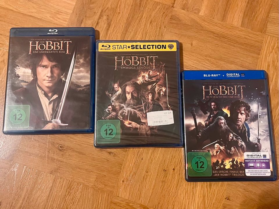 Der Hobbit alle drei Teile auf Bluray top Zustand in Leipzig