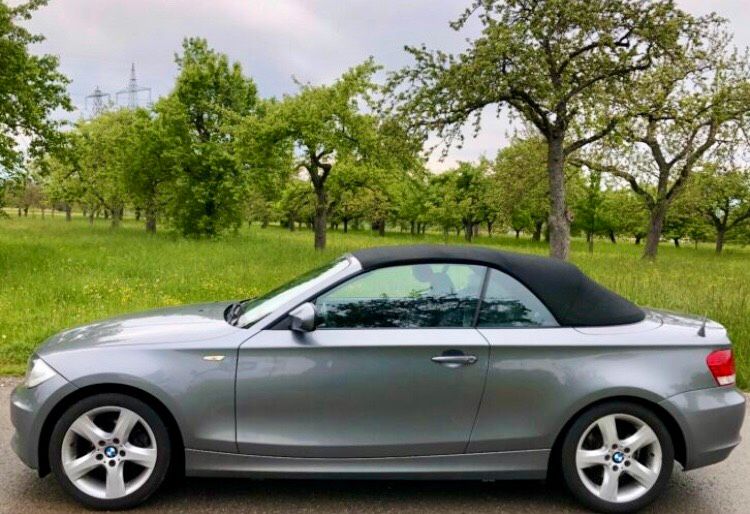 BMW 118d Cabrio Alufelgen Leder Sitzheizung Klima  TÜV NEU in Rottweil