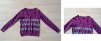 WIE NEU* Cardigan Jäckchen Pullover Jacke lila grau L XL / 42 44 Bayern - Bad Kissingen Vorschau