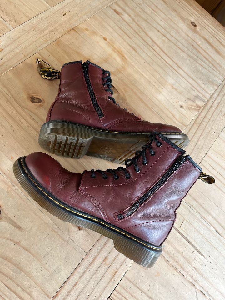 Dr.Martens,Pascal,Reißverschluss,Farbe burgundy,Gr.37 in Drolshagen