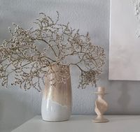 Große Keramik Vase Beige-Creme-Greige Ton Hessen - Heppenheim (Bergstraße) Vorschau