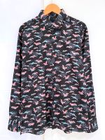 Lanvin Hemd Blau Schwarz Kranich Print Baumwolle 42 L Shirt Bird Hamburg-Nord - Hamburg Eppendorf Vorschau