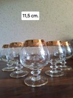 Cognac Schwenker Murano Medici Kristall  mit Goldrand glas Cognac Nordrhein-Westfalen - Gütersloh Vorschau