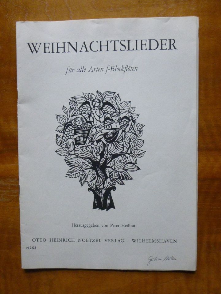 Weihnachtslieder für alle Arten f-Blockflöten - Peter Heilbut in München