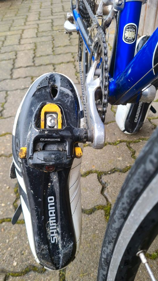 Shimano Klickschuhe Rennrad Größe 45 in Thalmässing