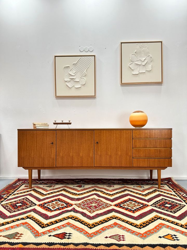 Teak Sideboard Mid Century 60er Anrichte Vintage Board Kommode in Hamburg