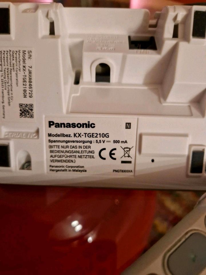 TELFONGERÄT Panasonic grau/ Silber in Dormagen