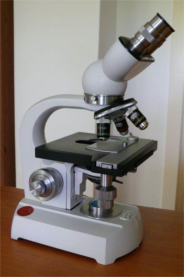 Steindorff Mikroskop, Mikroskop, Steindorff Berlin, Labor in Schlitz