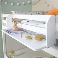 Regal Bücherregal Ablage Einhängeregal Hochbett Holz Weiß VB30€* Sachsen-Anhalt - Magdeburg Vorschau