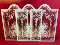 3x ANTIKE GLASSCHEIBE HISTORISMUS / JUGENDSTIL UM 1890 54x80cm - Versand möglich 59 Euro - Wir sind für Sie da lokal in 86830 Schwabmünchen oder online ARTHOME24 Bayern - Schwabmünchen Vorschau