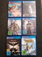 Ps4 Spiele Uncharted/ Maneater / Shadow Of Mordor/ Batman/ Elex/ Nordrhein-Westfalen - Lübbecke  Vorschau