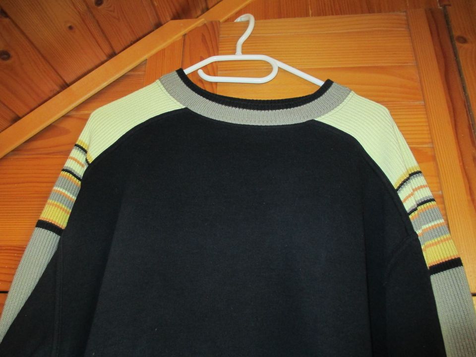 Carlo Colucci  Sweatshirt Gr. XL schwarz/grau, gelb in Berlin