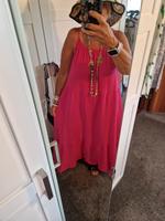 Musselin Maxikleid Pink Ibizastyle 40 44 lässig chic Berlin - Spandau Vorschau