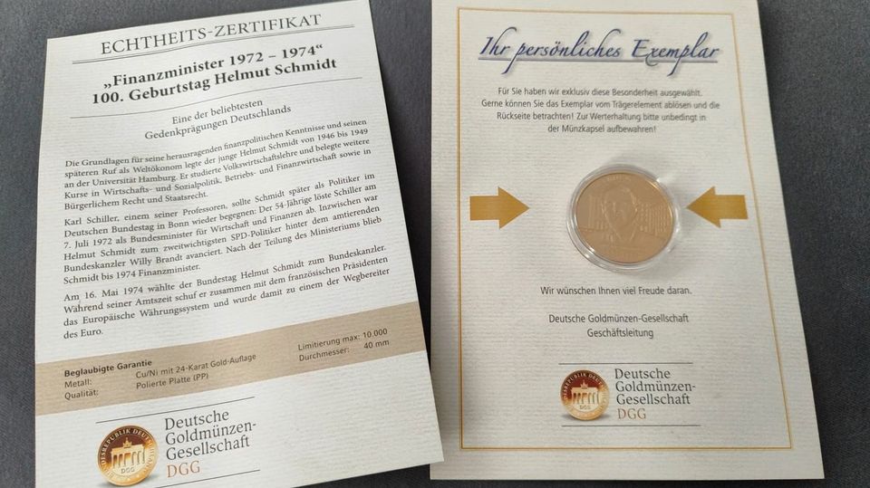 Sammelmünzen Deutsche Goldmünzen Gesellschaft Münzen in Frankenberg (Sa.)