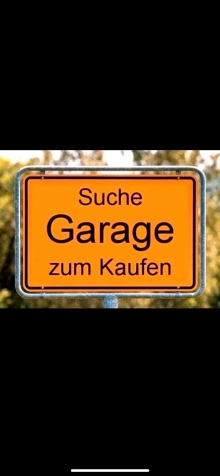 Ich Suche ein GARAGE zum Kaufen in Schleiz