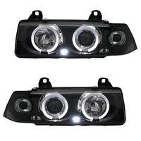 Scheinwerfer Angel Eyes für BMW E36 Cabrio Coupe 92-99 Schwarz Brandenburg - Werneuchen Vorschau