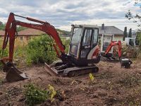 Garten, Wurzeln entsorgen, Bagger, Hecke, Anhänger Kipper Hessen - Neustadt Vorschau