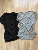 Umstands- Schwangerschafts- T-Shirt XL 48/50 2er Set schwarz grau Nordrhein-Westfalen - Herten Vorschau